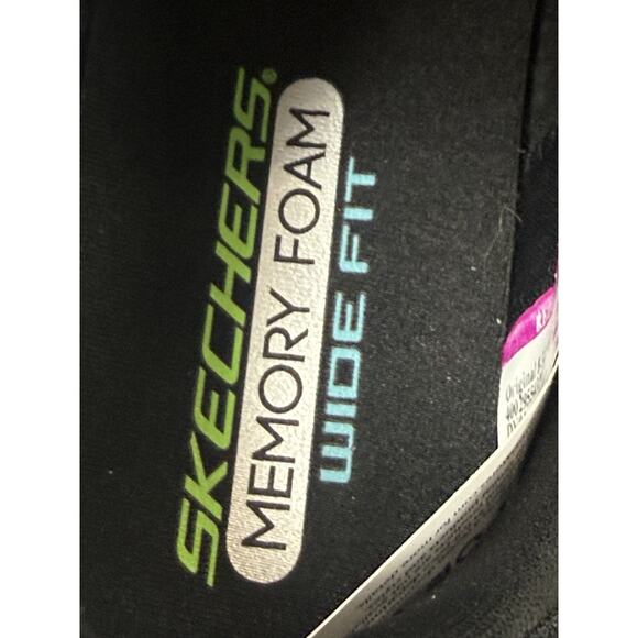 Skechers Memory Foam Wide Fit Sneakers Black. Men’s 10 - Picture 6 of 8